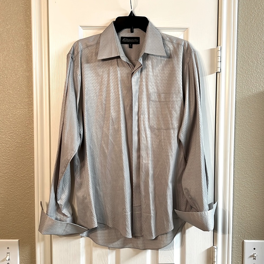 Damonte Couture Collection Dress Shirt - Cuffed Sleeves - Size 16 34/35